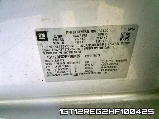 1GT12REG2HF100425 фото 2