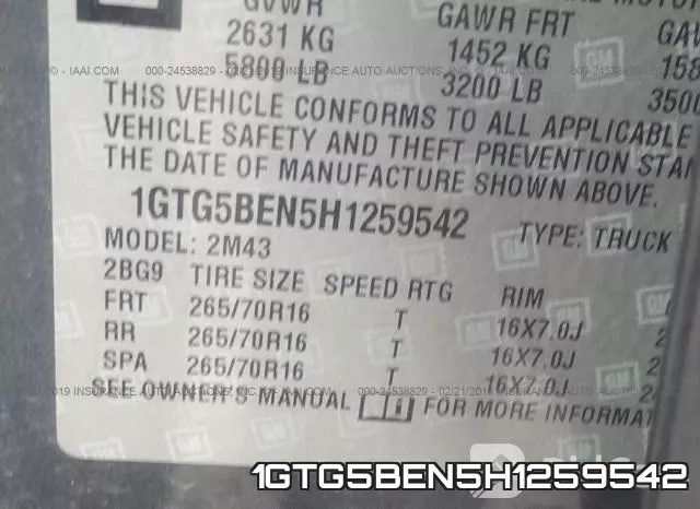1GTG5BEN5H1259542 фото 10