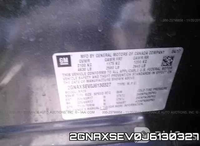 2GNAXSEV0J6130327 фото 10