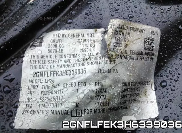 2GNFLFEK3H6339036 фото 10