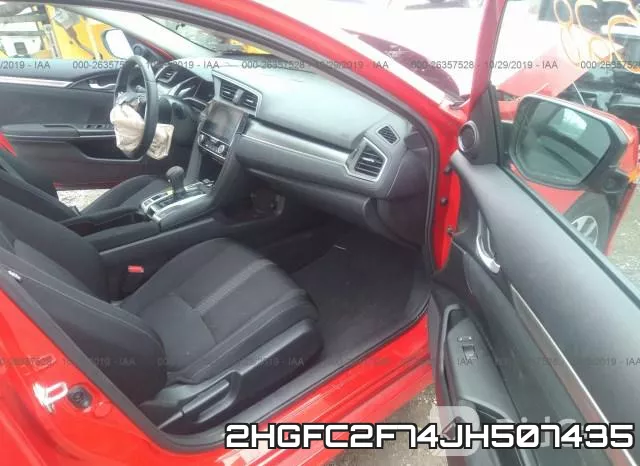 2HGFC2F74JH507435 фото 6