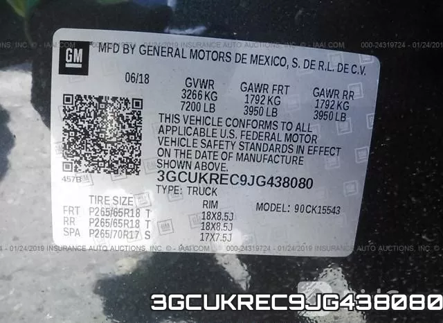 3GCUKREC9JG438080 фото 10