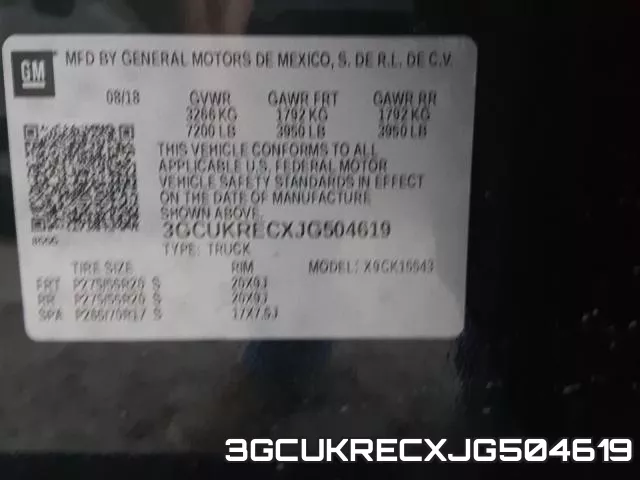 3GCUKRECXJG504619 фото 2