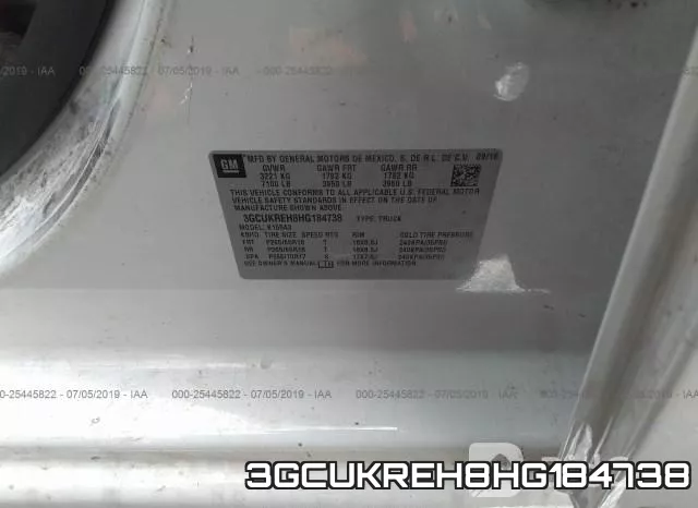 3GCUKREH8HG184738 фото 10