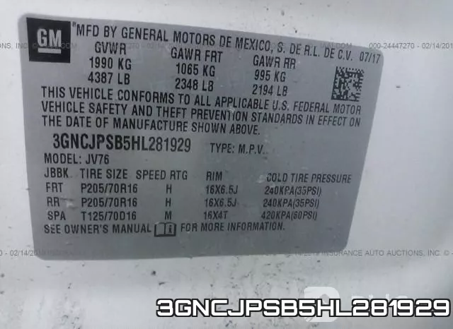 3GNCJPSB5HL281929 фото 10