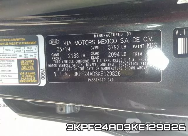 3KPF24AD3KE129826 фото 10