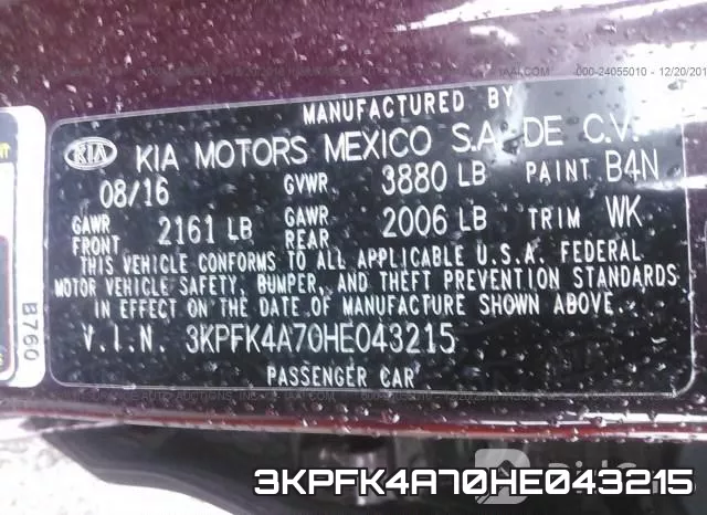 3KPFK4A70HE043215 фото 10
