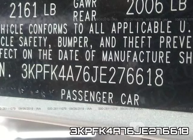 3KPFK4A76JE276618 фото 10