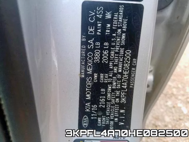 3KPFL4A70HE082500 фото 2