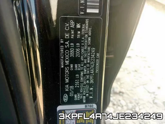 3KPFL4A74JE234249 фото 2