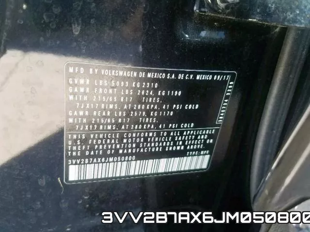 3VV2B7AX6JM050800 фото 2