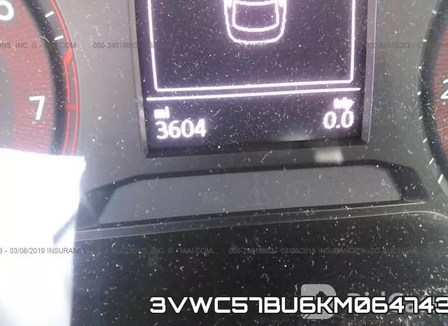 3VWC57BU6KM064743 фото 8