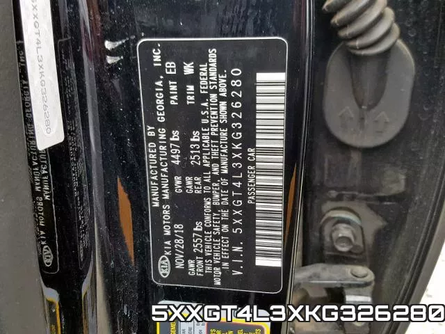 5XXGT4L3XKG326280 фото 2