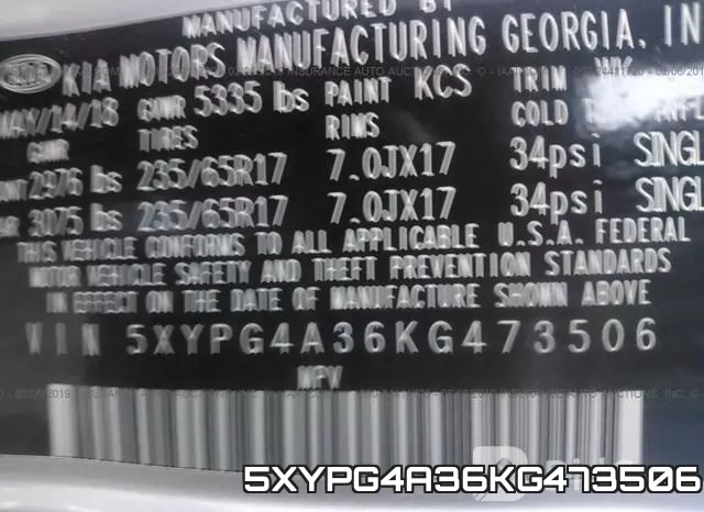 5XYPG4A36KG473506 фото 10