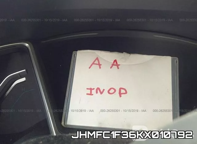 JHMFC1F36KX010792 фото 8