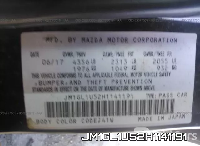JM1GL1U52H1141191 фото 10