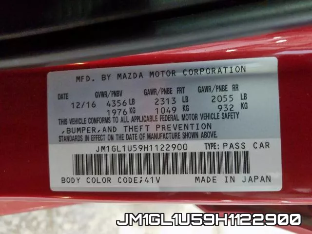 JM1GL1U59H1122900 фото 2