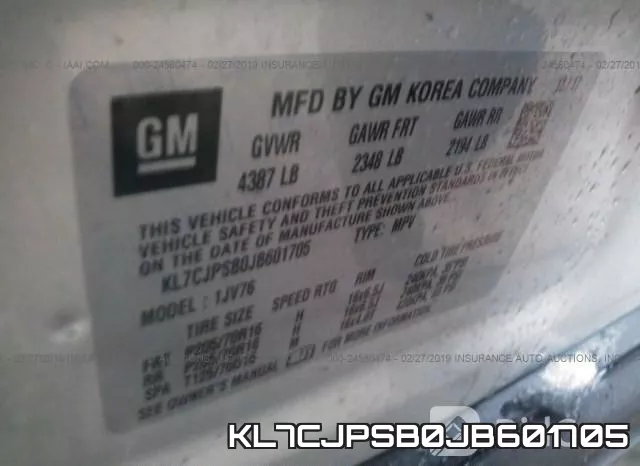 KL7CJPSB0JB601705 фото 10