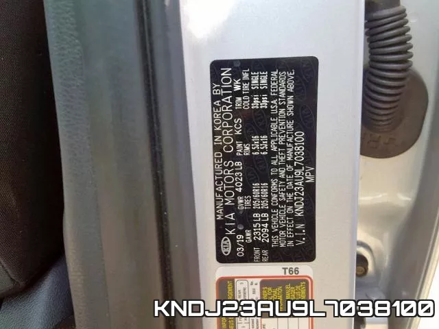 KNDJ23AU9L7038100 фото 2