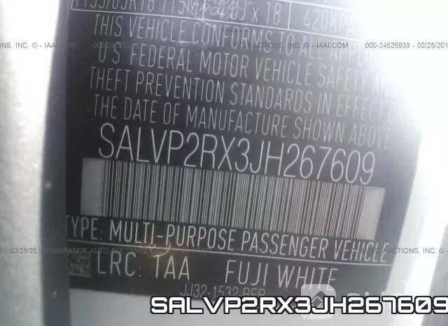SALVP2RX3JH267609 фото 10