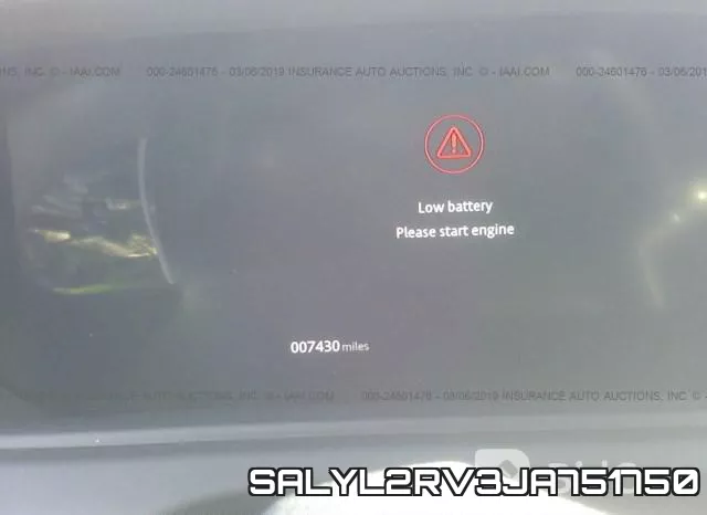 SALYL2RV3JA751750 фото 8