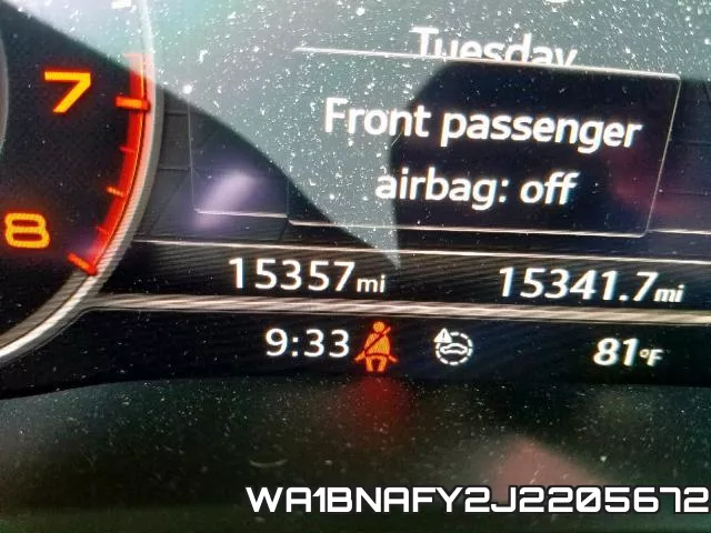 WA1BNAFY2J2205672 фото 9