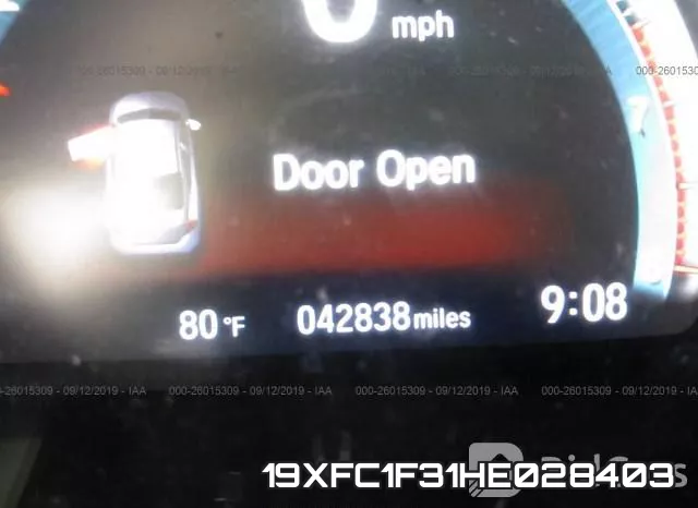 19XFC1F31HE028403 фото 7