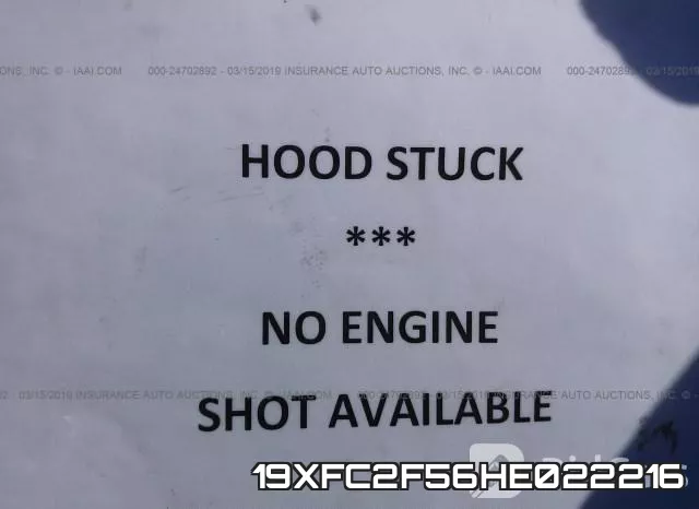 19XFC2F56HE022216 фото 2