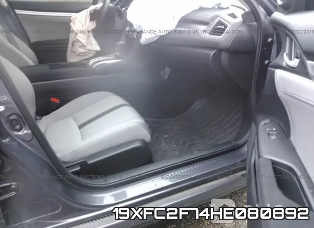 19XFC2F74HE080892 фото 6