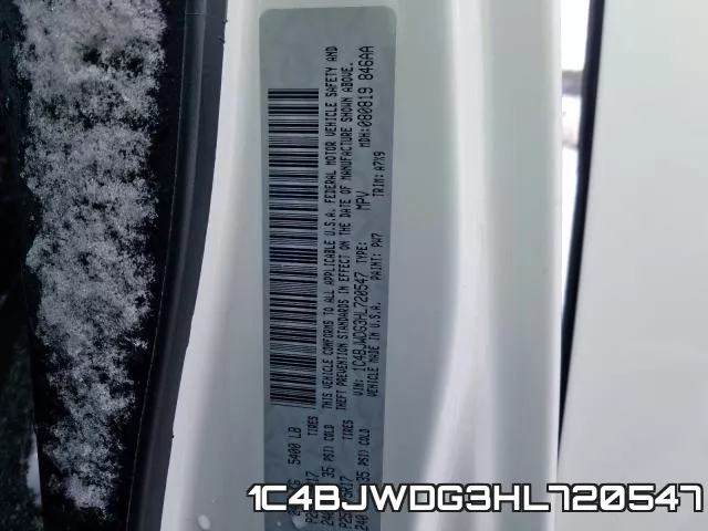 1C4BJWDG3HL720547 фото 2