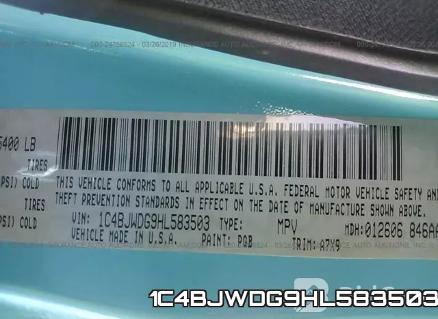 1C4BJWDG9HL583503 фото 10