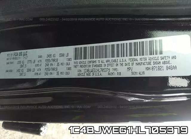 1C4BJWEG1HL705379 фото 10
