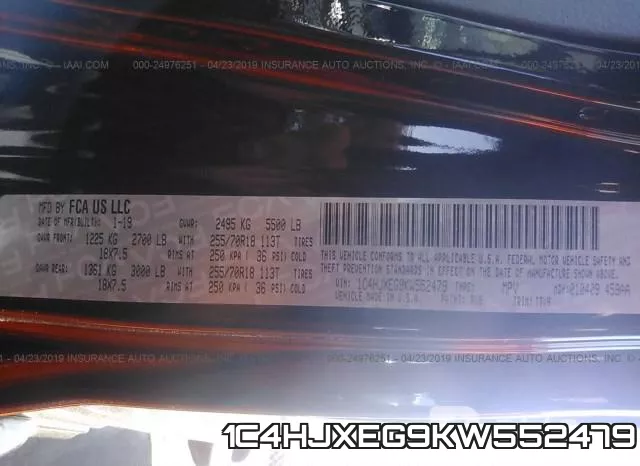 1C4HJXEG9KW552479 фото 10