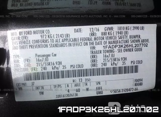 1FADP3K26HL207702 фото 10
