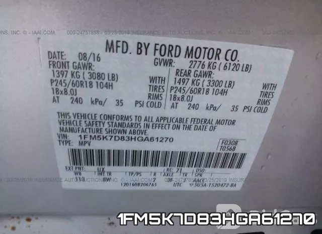 1FM5K7D83HGA61270 фото 10