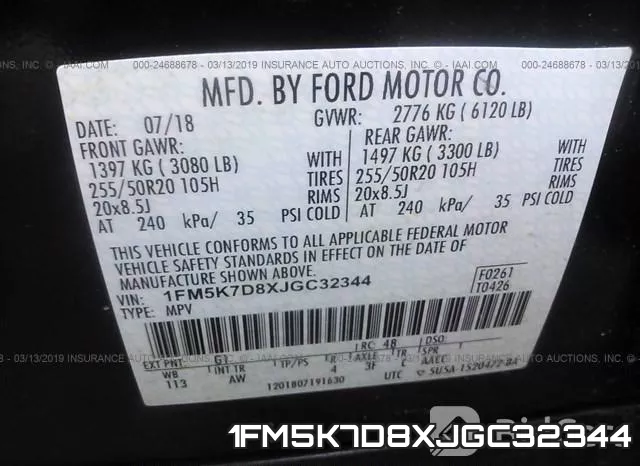 1FM5K7D8XJGC32344 фото 10