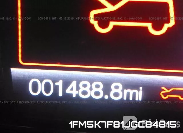 1FM5K7F81JGC84815 фото 8