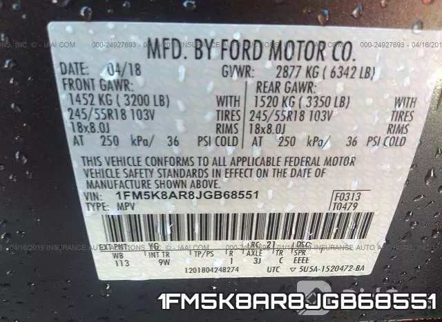 1FM5K8AR8JGB68551 фото 10