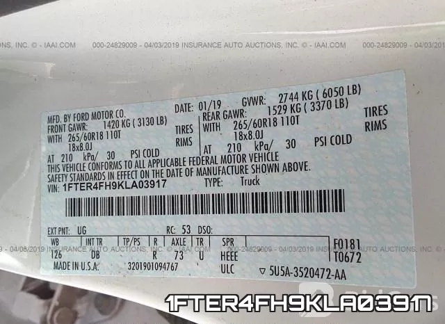 1FTER4FH9KLA03917 фото 10