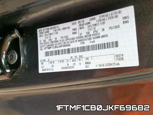 1FTMF1CB0JKF69682 фото 2