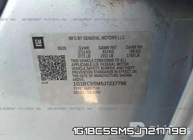 1G1BC5SM5J7217798 фото 8