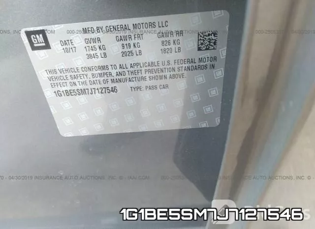 1G1BE5SM7J7127546 фото 10
