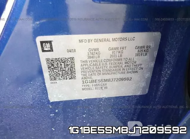 1G1BE5SM8J7209592 фото 10