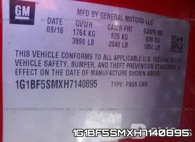 1G1BF5SMXH7140895 фото 10