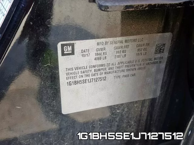 1G1BH5SE1J7127512 фото 2