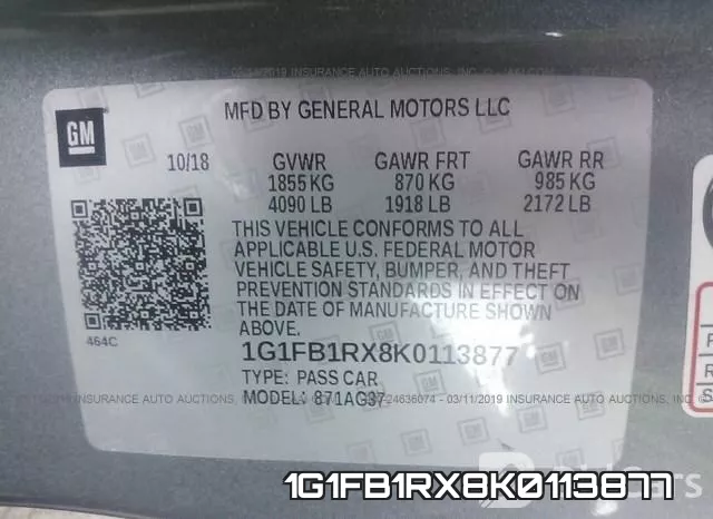1G1FB1RX8K0113877 фото 10