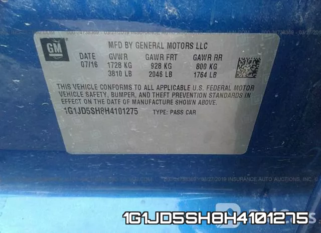1G1JD5SH8H4101275 фото 10