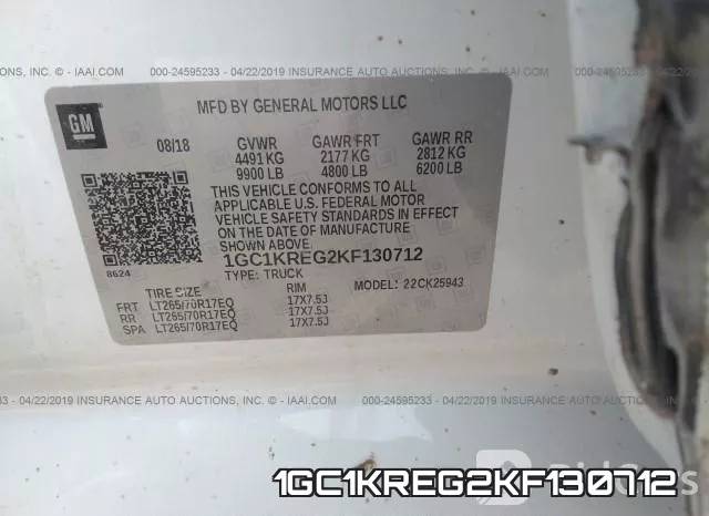 1GC1KREG2KF130712 фото 10