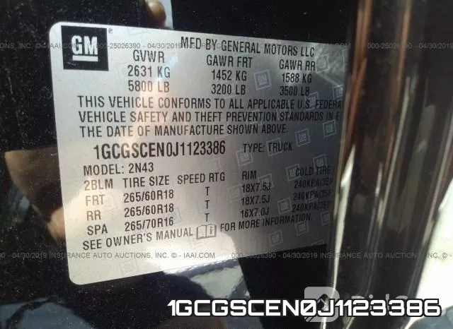 1GCGSCEN0J1123386 фото 10