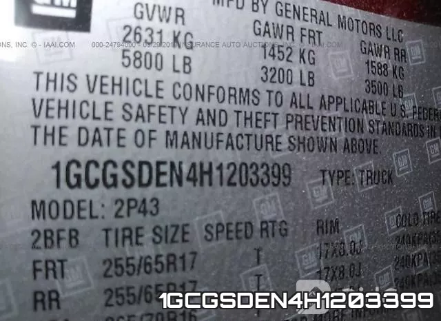 1GCGSDEN4H1203399 фото 10